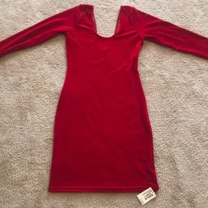 American apparel velvet dress